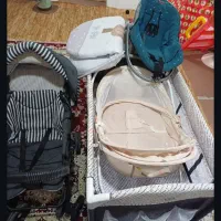 گهواره کالسکه کویرتختخواب تشک توری