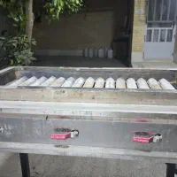 کباب پز گازی استیل رستورانی ۵۰*۱۰۰