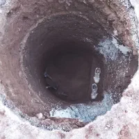 چاه آب وفاضلاب،چاه تخلیه استخر، دیوار بلوکی پاکار