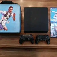 Ps4 Slim 1Tb  به همراه متعلقات|کنسول، بازی ویدئویی و آنلاین|اهواز, کیانپارس |دیوار