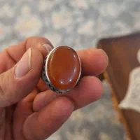 انگشتر عقیق سلیمانی|کلکسیون اشیاء عتیقه|اردبیل, |دیوار