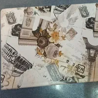 دفتر کلاسوری طرح چرم