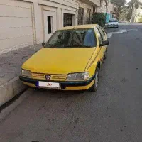 تاکسی پژو ۴۰۵ مدل ۹۰ زرد خورشیدی اماده کار گردشی