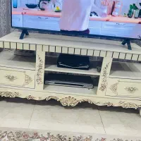 میز تلویزیون و ویترین سفید|میز تلویزیون|رشت, توشیبا|دیوار