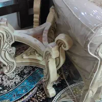 مبل ۹ نفره سلطنتی چوب راش|مبلمان خانگی و میز عسلی|اصفهان, گرکان|دیوار