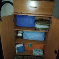 کتابخانه با کمد جنس ام دی اف|کتابخانه، شلف، قفسههای دیواری|مشهد, نرگس (شهرک غرب)|دیوار