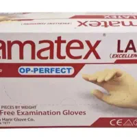 دستکش لاتکس Gamatex و Royalmed