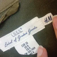 مانتو کتان جین H&M