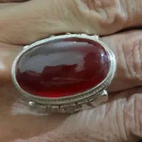 ۲ تا انگشتر نقره یاقوت کلکسیونی دست ساز|جواهرات|کرمانشاه, |دیوار
