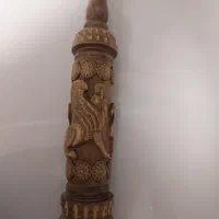 تنه قلیان چوبی نقش برجسته|کلکسیون و سرگرمی|شیراز, ارم|دیوار