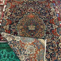 فرش قالیچه آنتیک دستباف طرح زیر خاکی قدیمی باستانی|فرش|تهران, جماران (نیاوران)|دیوار