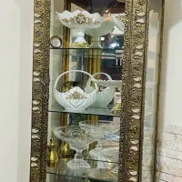 بوفه برنزی مدل ترمه با آینه