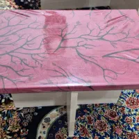 مبل راحتی۷نفره زرشکی|مبلمان خانگی و میز عسلی|مسجد سلیمان, |دیوار