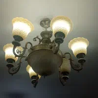 لوستر آنتیک|لوستر و چراغ آویز|شاندیز, |دیوار