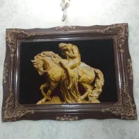 تابلو فرش طرح تندیس چله ابریشم