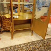 بوفه طلائی چوبی سالم|بوفه، ویترین، کنسول|تهران, فدک|دیوار