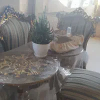 میز ناهار خوری سلطنتی با شش صندلی
