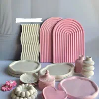 آموزش ظرف وظروف سنگ مصنوعی وشمع