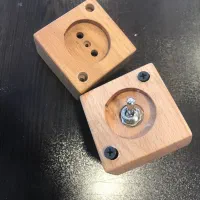 کلید و پریز فانتزی روکار تمام چوب|صنایع دستی و سایر لوازم تزئینی|دماوند, دماوند|دیوار