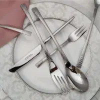 ست قاشق چنگال یونیک دهنه اروپایی