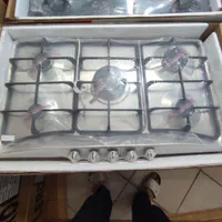 اجاق گاز صفحه ای شیشه ای مدل (( مشکی سفید))|اجاق گاز و لوازم برقی پخت‌وپز|بوشهر, |دیوار