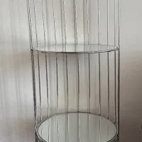 ویترین شیشه ای سه طبقه|بوفه، ویترین، کنسول|چمستان, |دیوار