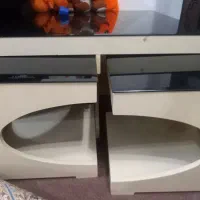 میزعسلی سفید مشکی