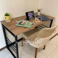 میز تاشو میز کامپیوتر و تحریر تاشو آکان چوب
