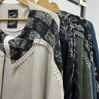 مانتو بلند نخی ،کنار چاک ،جلو باز|لباس|دزفول, |دیوار