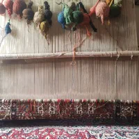 قالی ۱/۵در ۲/۵ دست باف|فرش|فارسان, |دیوار