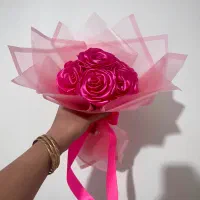 گل روبانی زیبا|گل مصنوعی|بروجرد, |دیوار