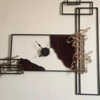ساعت کالیگرافی ساعت نسکافه ای