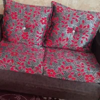 مبل راحتی ۷نفره ،کارکرده به همراه میز ناهارخوری|مبلمان خانگی و میز عسلی|نظرآباد, صالح آباد|دیوار