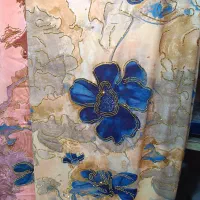 پارچه‌های ابریشمی و پارچه‌های ارگانزا با قیمت مناس|لباس|زاهدان, |دیوار