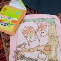 ست پتو نوزادی گلبافت زیرانداز باهم ۴۰۰