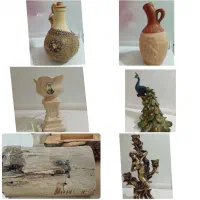 مجسمه،کوزه، جا اسفندی برقی ،جعبه چوبی