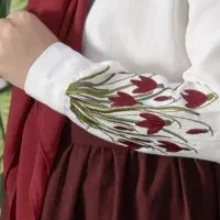 گلدوزی لباس و لیزر