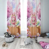 پرده پانچ تصویری عروسکی لبوبو/کارتون کودک