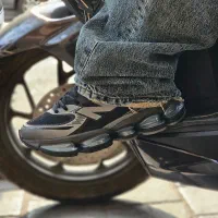 کتونی نیوبالانس ۲۰۰۰ مشکی طوسی آبی ژل دار|کیف، کفش، کمربند|تهران, پرستار|دیوار