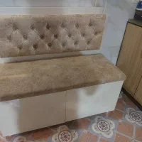 کوسن یا نشیمن شپز خانه کمد دار ام دی اف ترک|مبلمان خانگی و میز عسلی|قروه, |دیوار