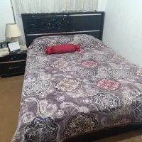 ست تخت خواب دونفره و خوشخواب و کمدو پاتختی