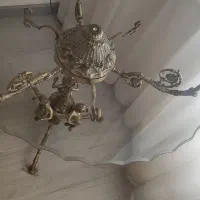 آینه کنسول و میز کنار سالنی  برنزی قلم کاری|بوفه، ویترین، کنسول|تبریز, |دیوار