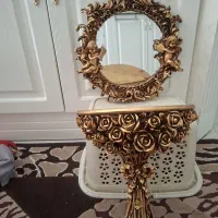 آینه دکوری رزینه همراه شلف