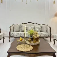مبلمان فرانسوی ۳گل کد56