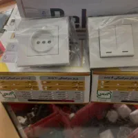 کلید پریز  بکر   استاندارد   گارانتی دار|لامپ و چراغ|مشهد, نوید|دیوار