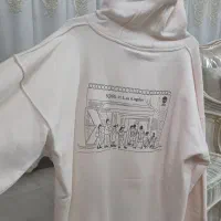 هودی سفید کرمی گرم بالا قیمت واقعا پایین|لباس|قم, بنیاد|دیوار