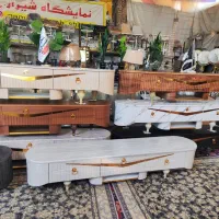 میز تلویزیون 180 سانتی بغل هلال تمام ام دی اف