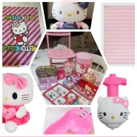 ست بچه گانه کیتی و متفرقه. فرش،پرده،روتختی.صندلی