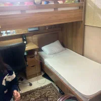 تخت خواب دو طبقه جوان|تخت و سرویس خواب|مشهد, سرافرازان|دیوار