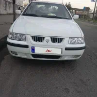 سمند سفید ال ایکس مدل آخر ۸۷ دوگانه فابریک شرکتی